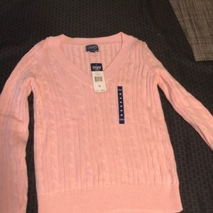 New women’s pink size medium sweater